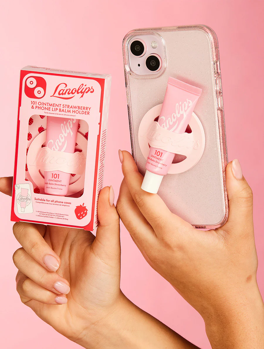 101 Ointment Strawberry & Phone Lip Balm Holder - Image 5