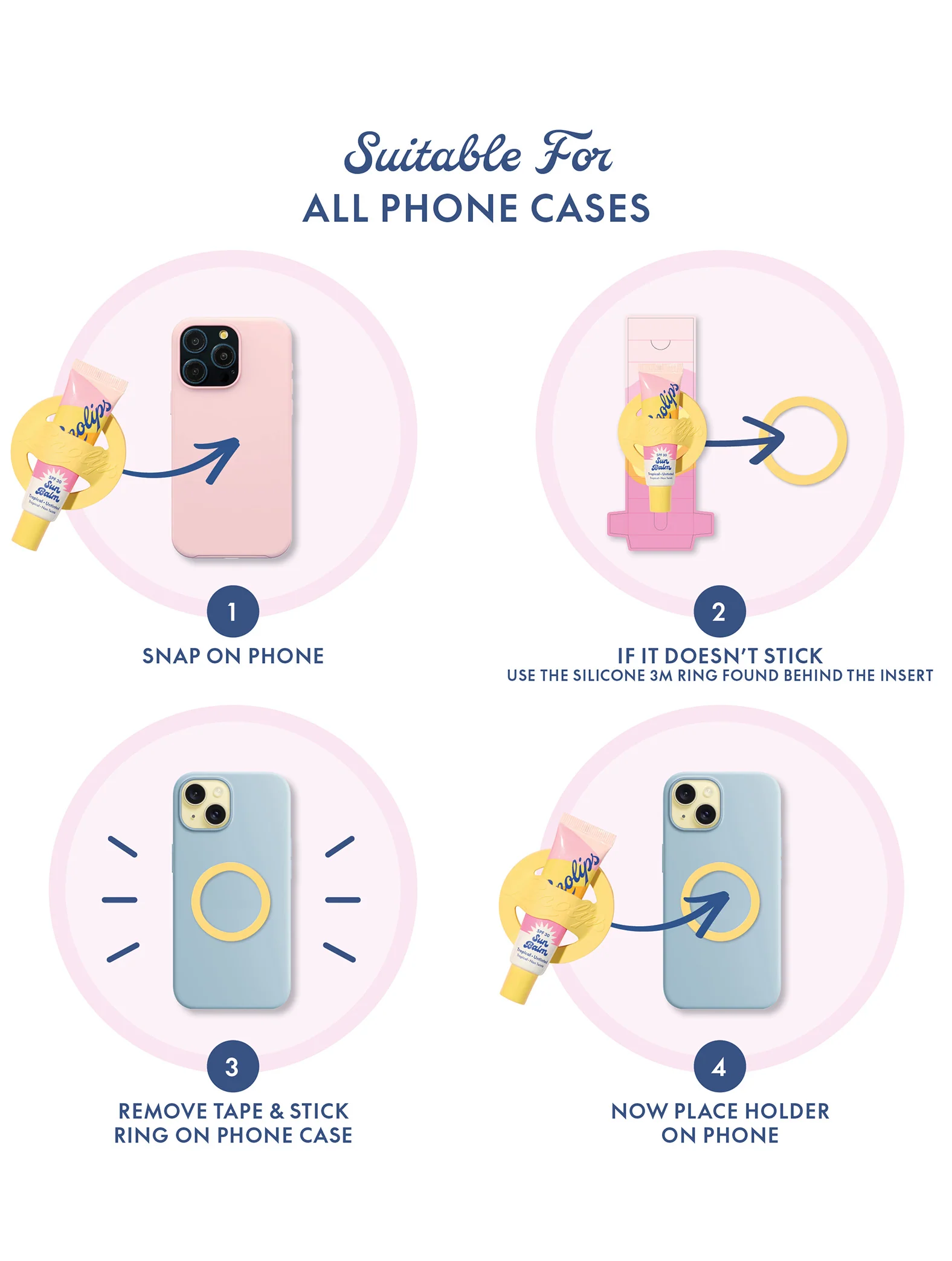 Sun Balm SPF 30 & Phone Lip Balm Holder - Image 10