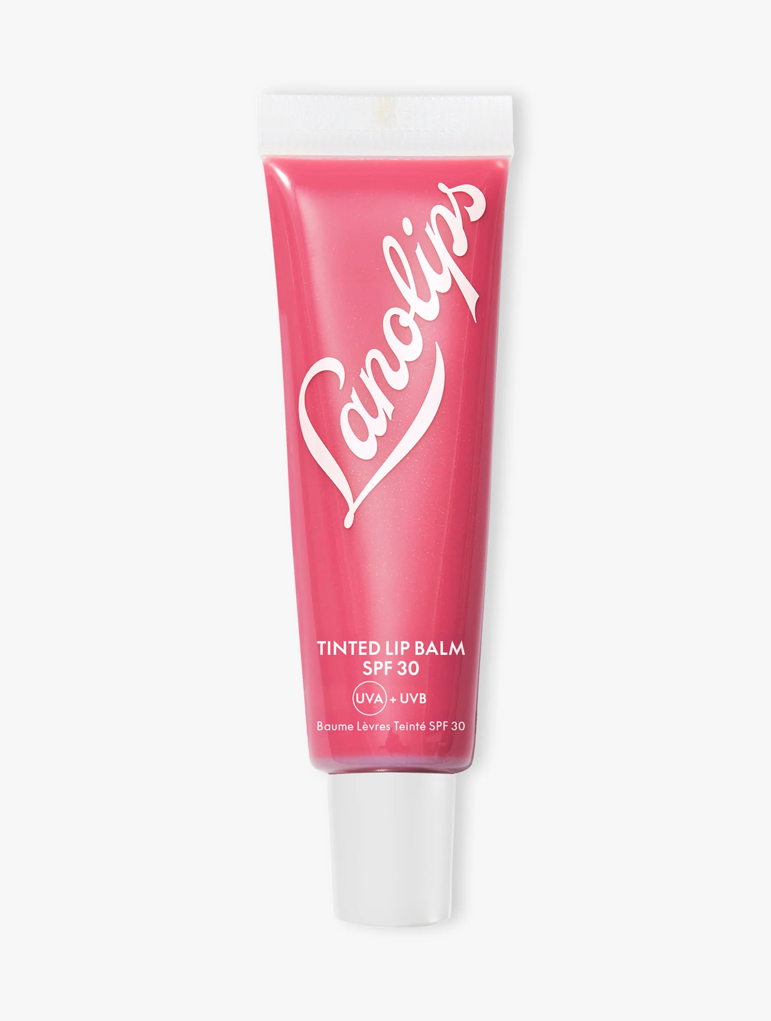Tinted Lanolin Lip Balm SPF30 Rhubarb