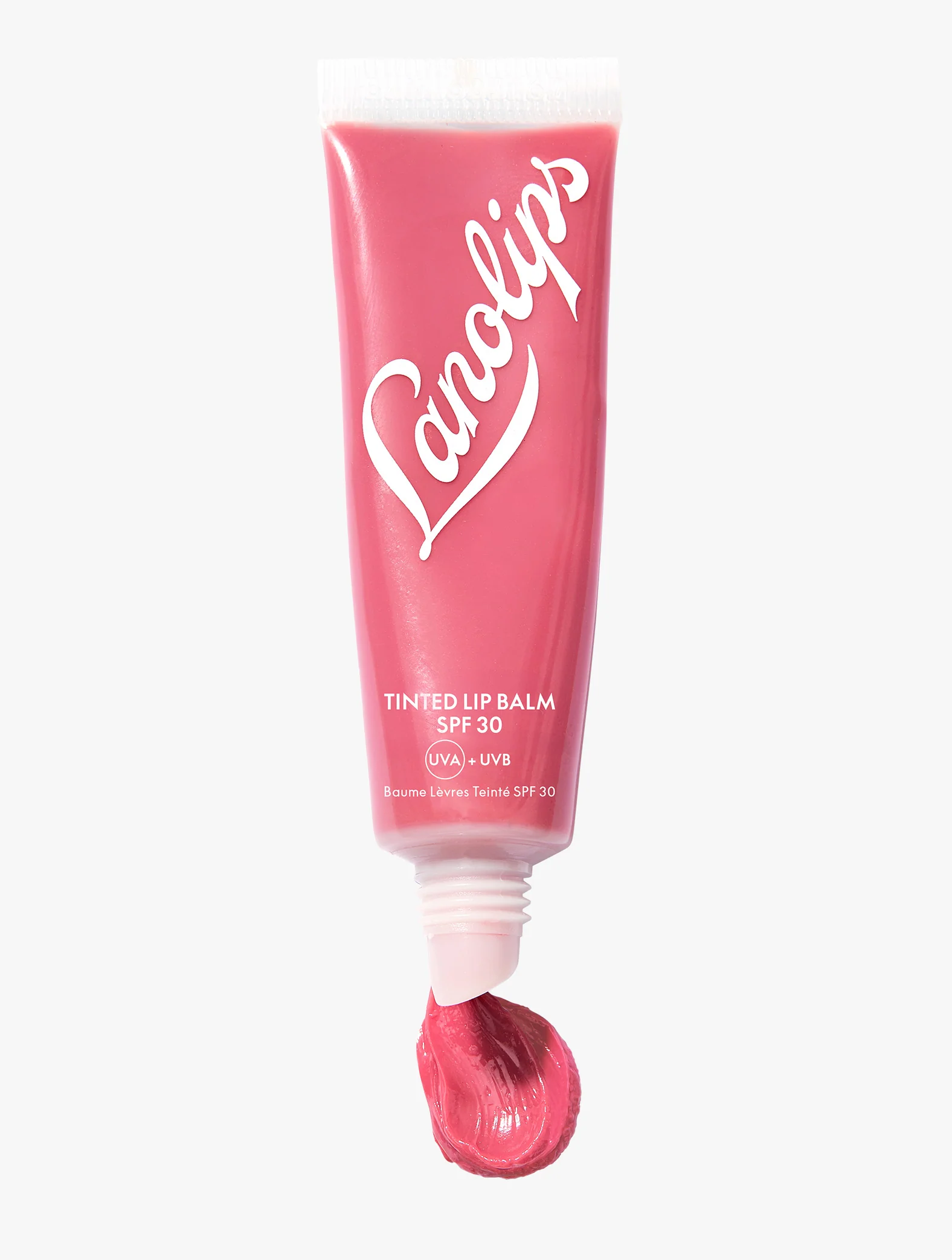 Tinted Lanolin Lip Balm SPF30 Rhubarb - Image 5