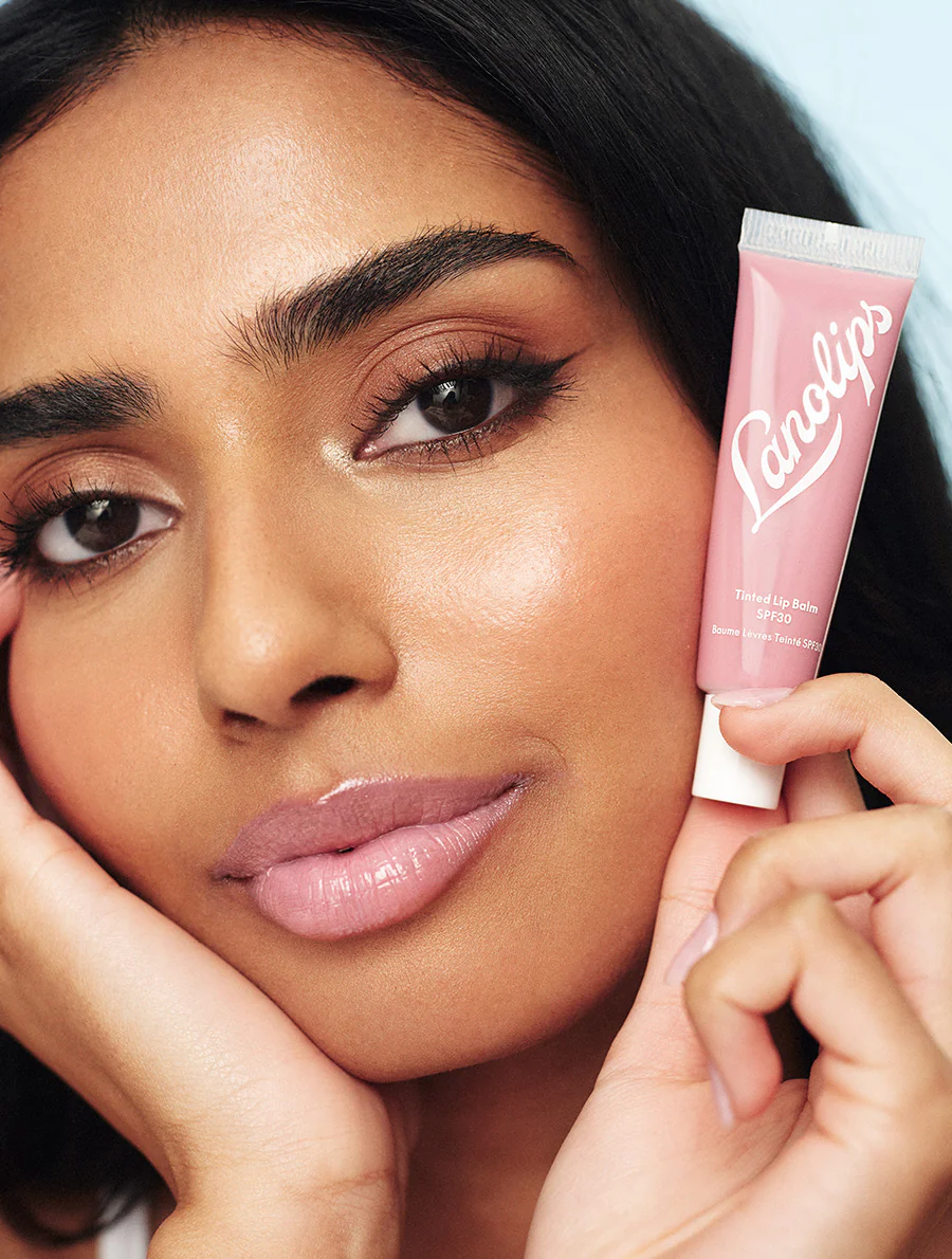 Tinted Lanolin Lip Balm SPF30 Rose - Image 2